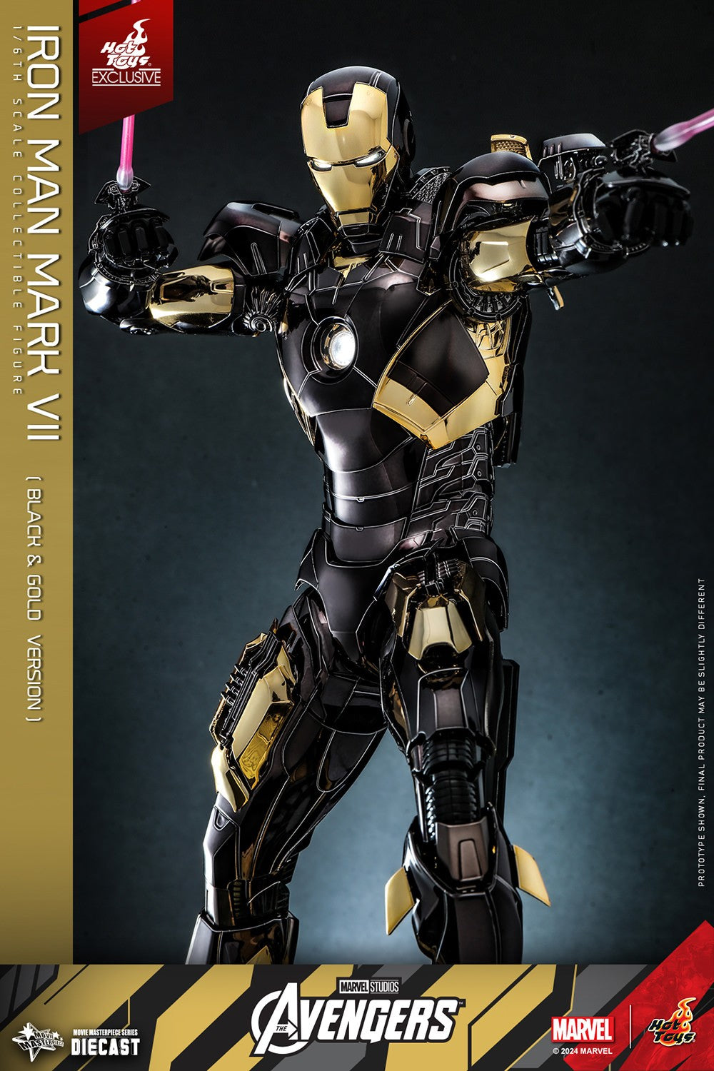 Iron Man Mark VII (Black & Gold Version) Marvel Sixth Scale Figure