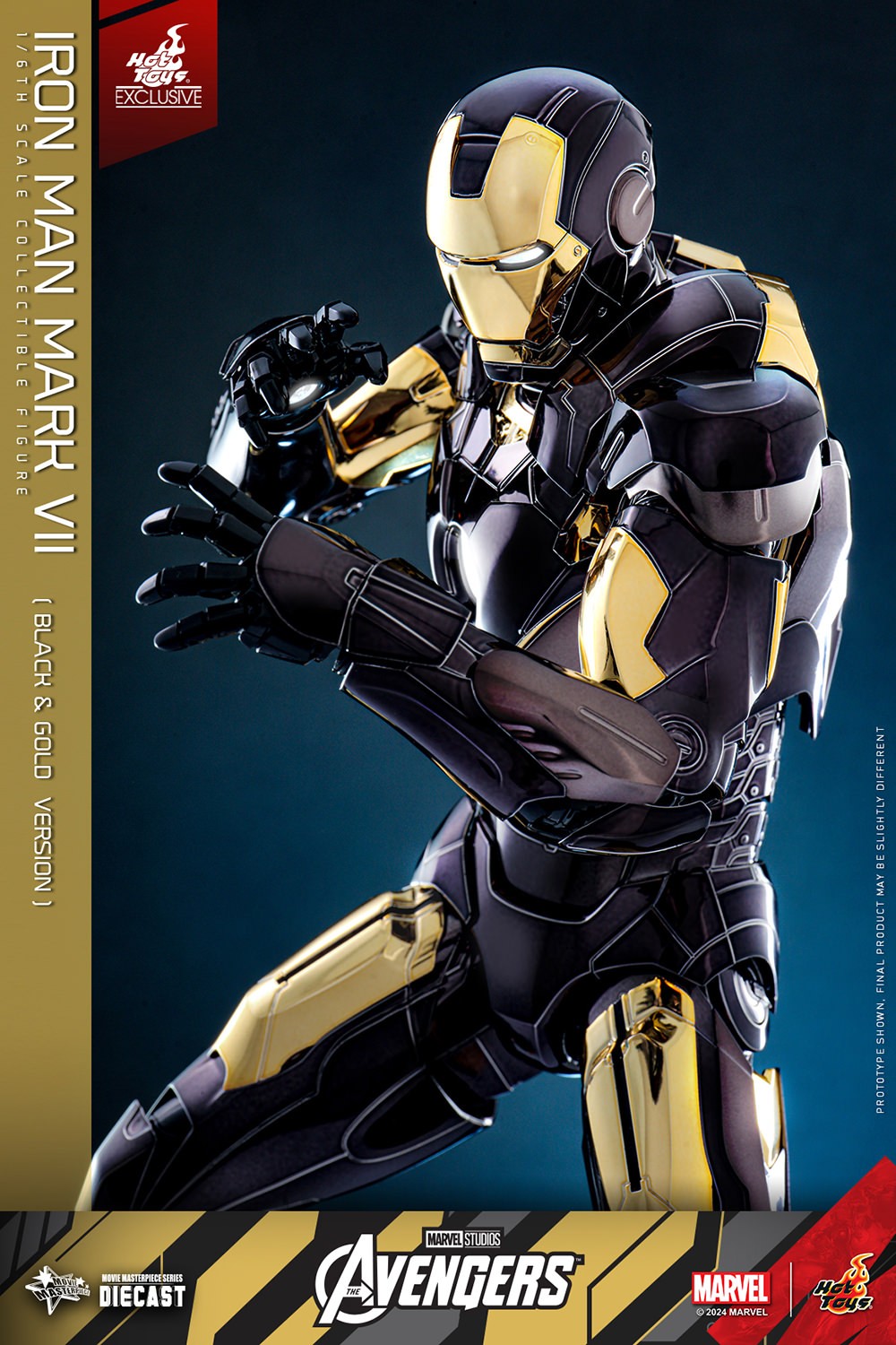 Iron Man Mark VII (Black & Gold Version) Marvel Sixth Scale Figure