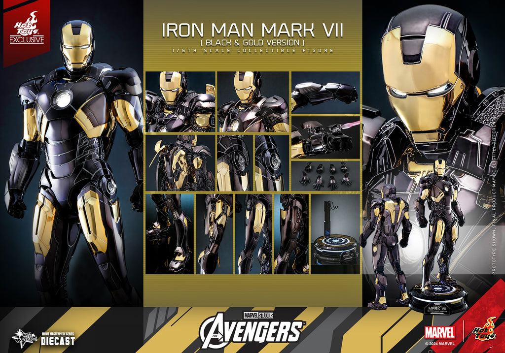Iron Man Mark VII (Black & Gold Version) Marvel Sixth Scale Figure