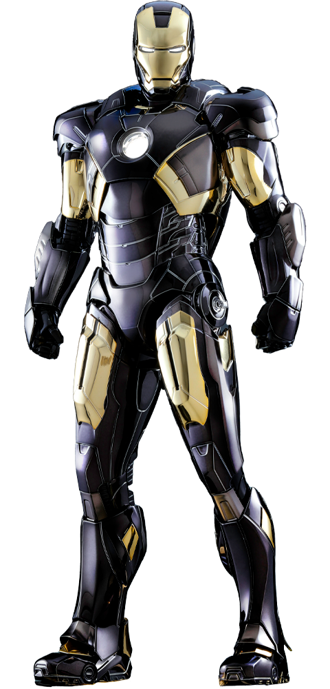 Iron Man Mark VII (Black & Gold Version) Marvel Sixth Scale Figure