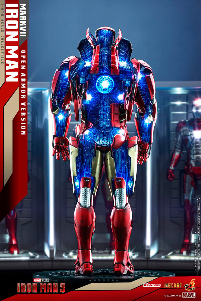 Iron Man Mark VII (Open Armor Version) Marvel Sixth Scale Diorama
