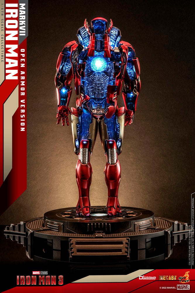 Iron Man Mark VII (Open Armor Version) Marvel Sixth Scale Diorama