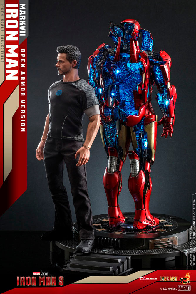 Iron Man Mark VII (Open Armor Version) Marvel Sixth Scale Diorama