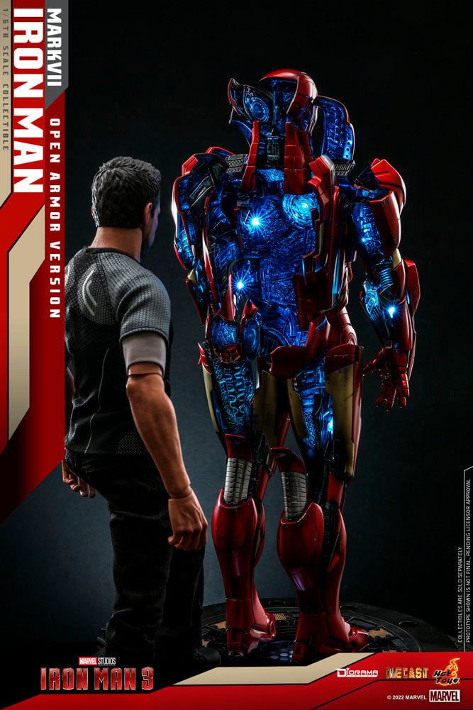Iron Man Mark VII (Open Armor Version) Marvel Sixth Scale Diorama