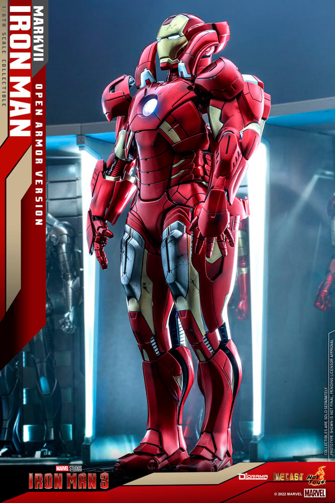 Iron Man Mark VII (Open Armor Version) Marvel Sixth Scale Diorama