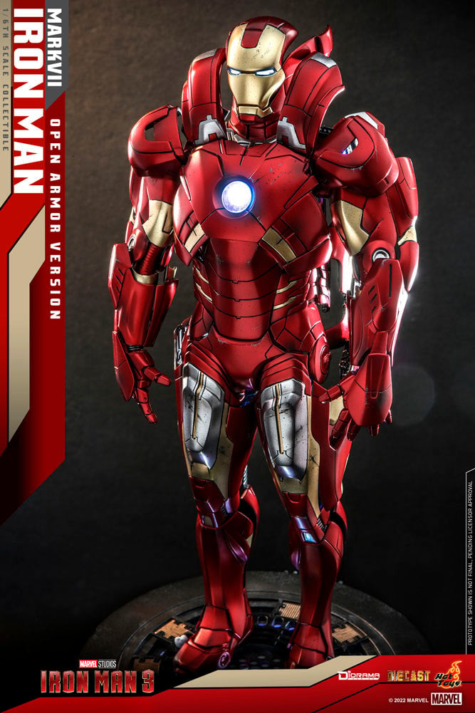 Iron Man Mark VII (Open Armor Version) Marvel Sixth Scale Diorama