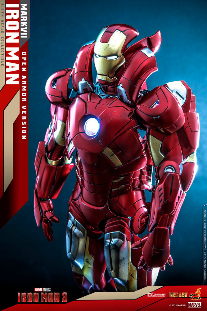 Iron Man Mark VII (Open Armor Version) Marvel Sixth Scale Diorama