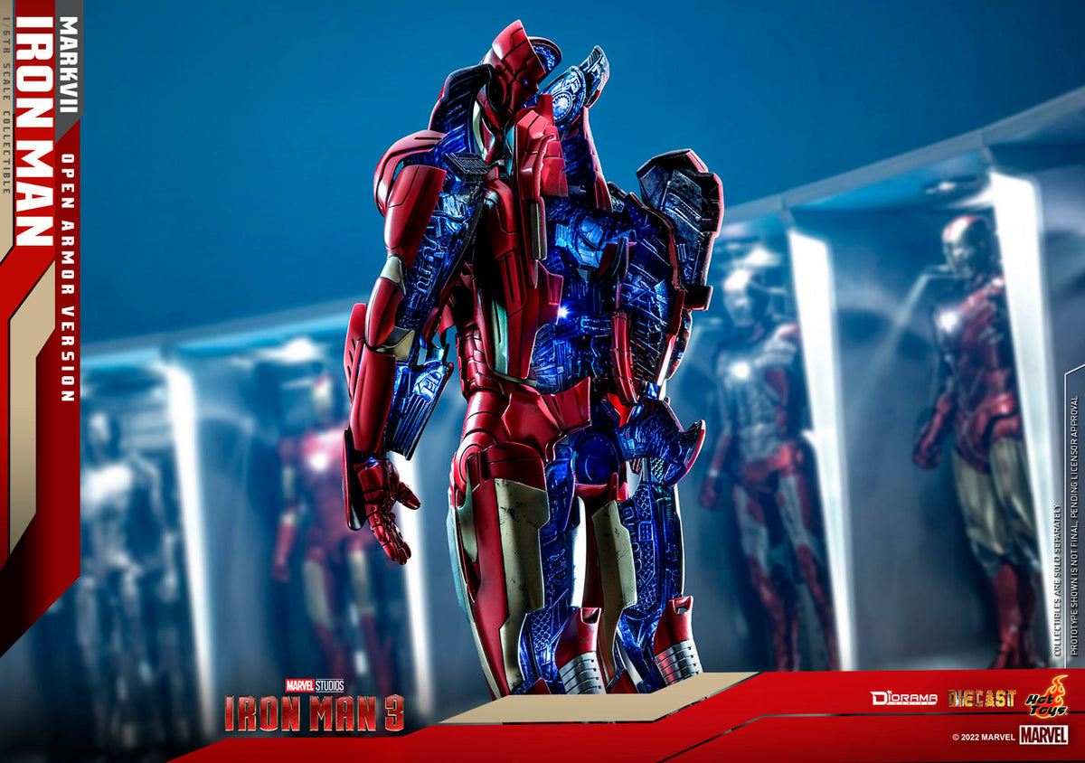 Iron Man Mark VII (Open Armor Version) Marvel Sixth Scale Diorama