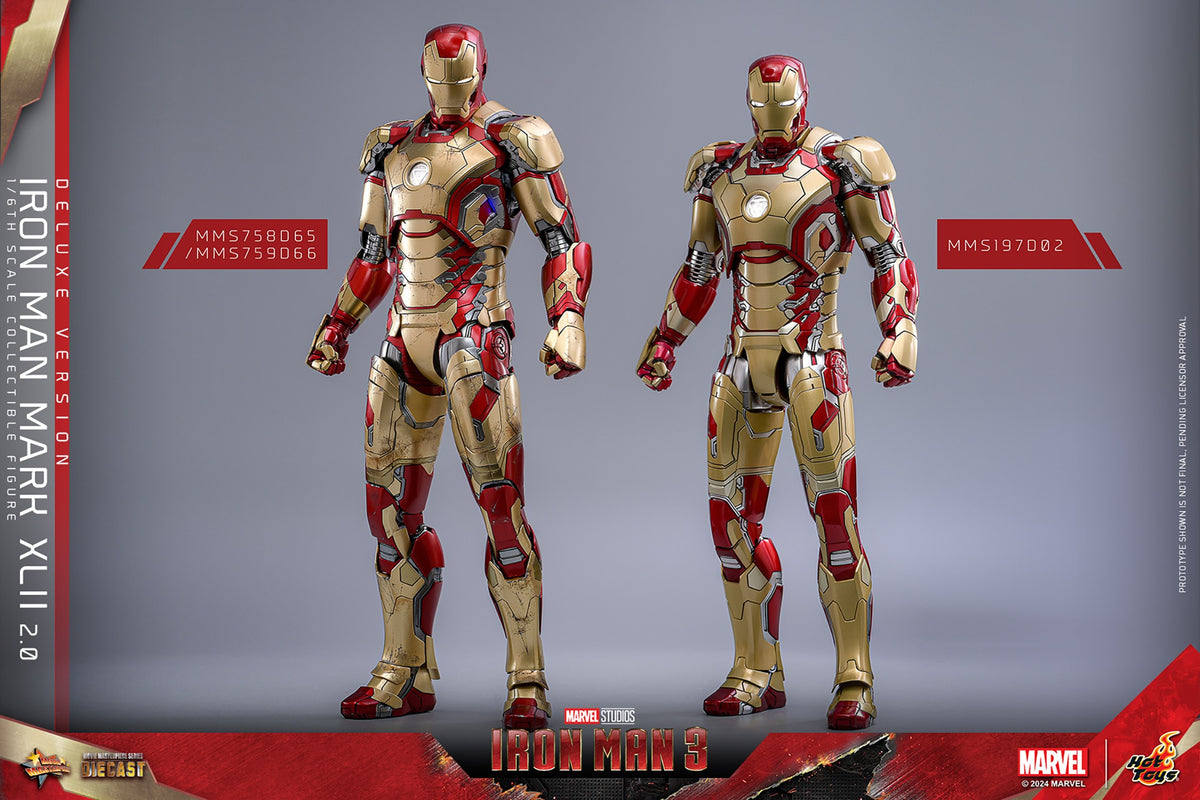 Iron Man Mark XLII (2.0) Marvel Sixth Scale Figure
