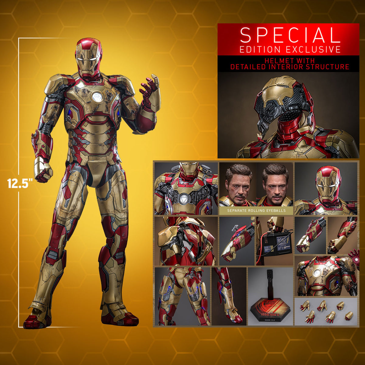 Iron Man Mark XLII (2.0) Marvel Sixth Scale Figure