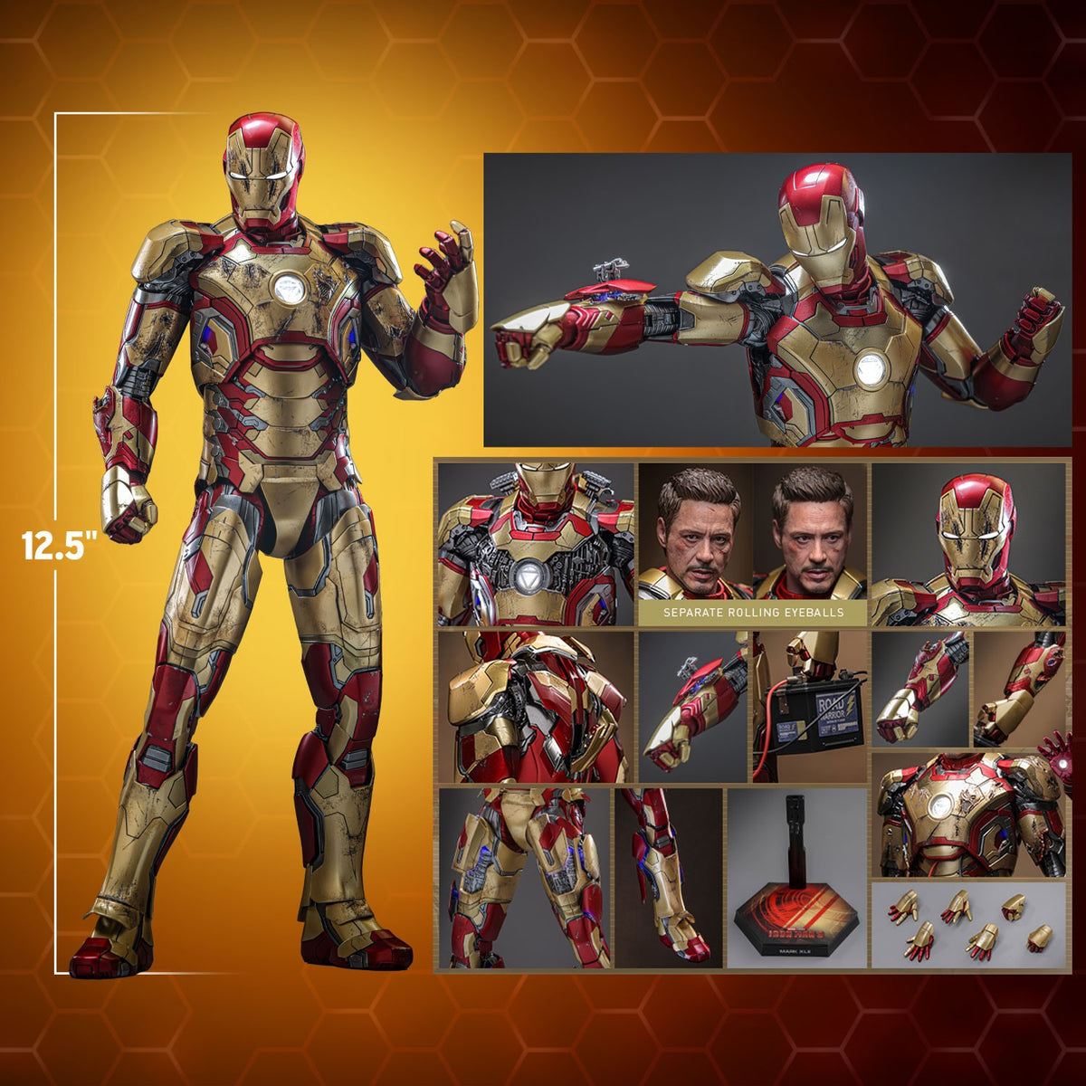 Iron Man Mark XLII (2.0) Marvel Sixth Scale Figure