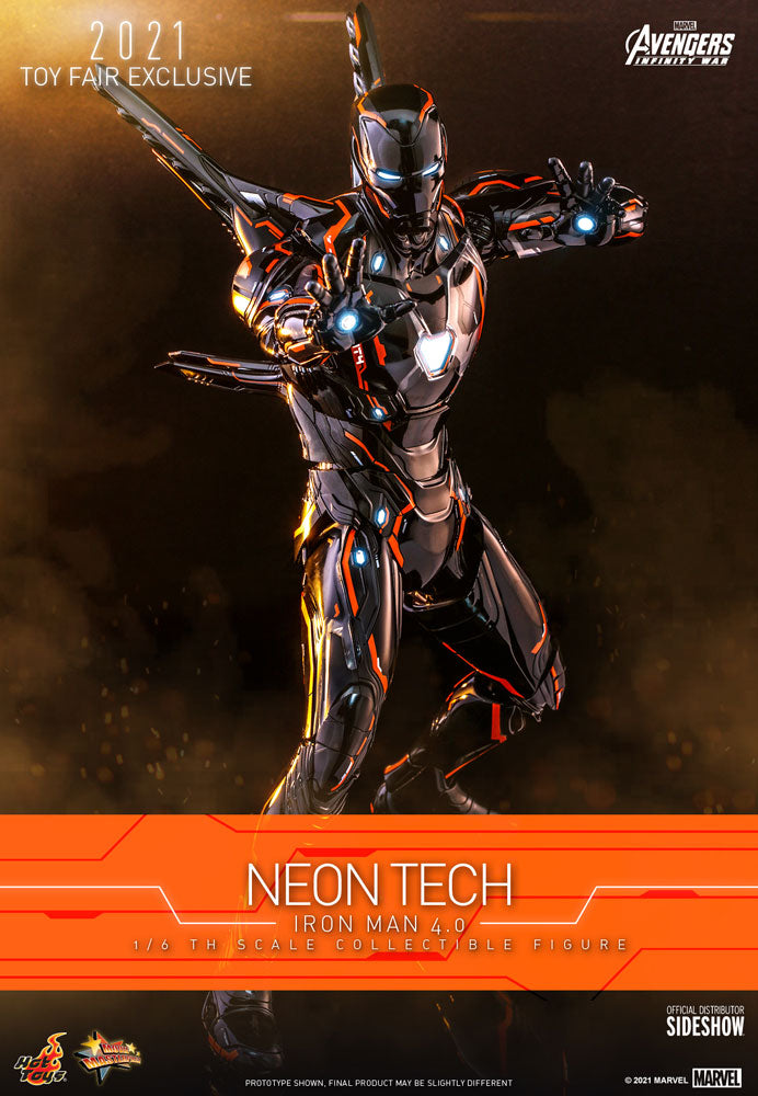 Iron Man Neon Tech 4.0 Marvel Sixth Scale Figure