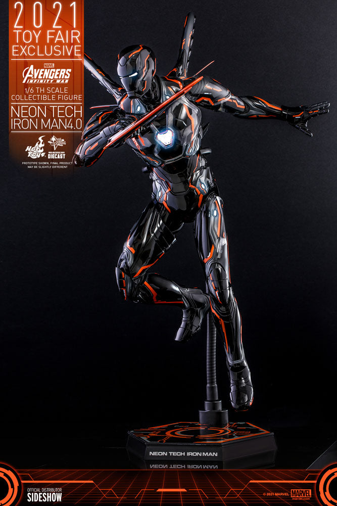 Iron Man Neon Tech 4.0 Marvel Sixth Scale Figure