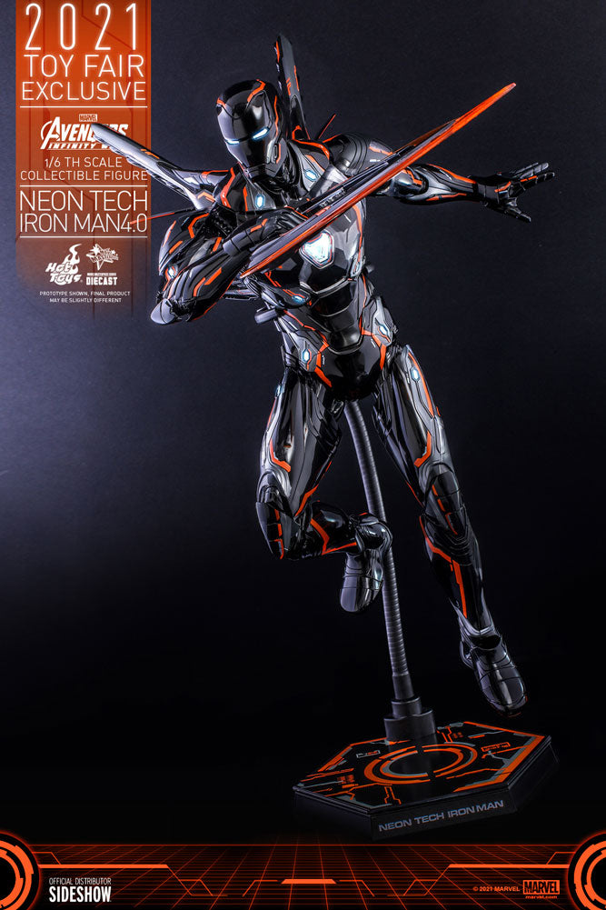 Iron Man Neon Tech 4.0 Marvel Sixth Scale Figure