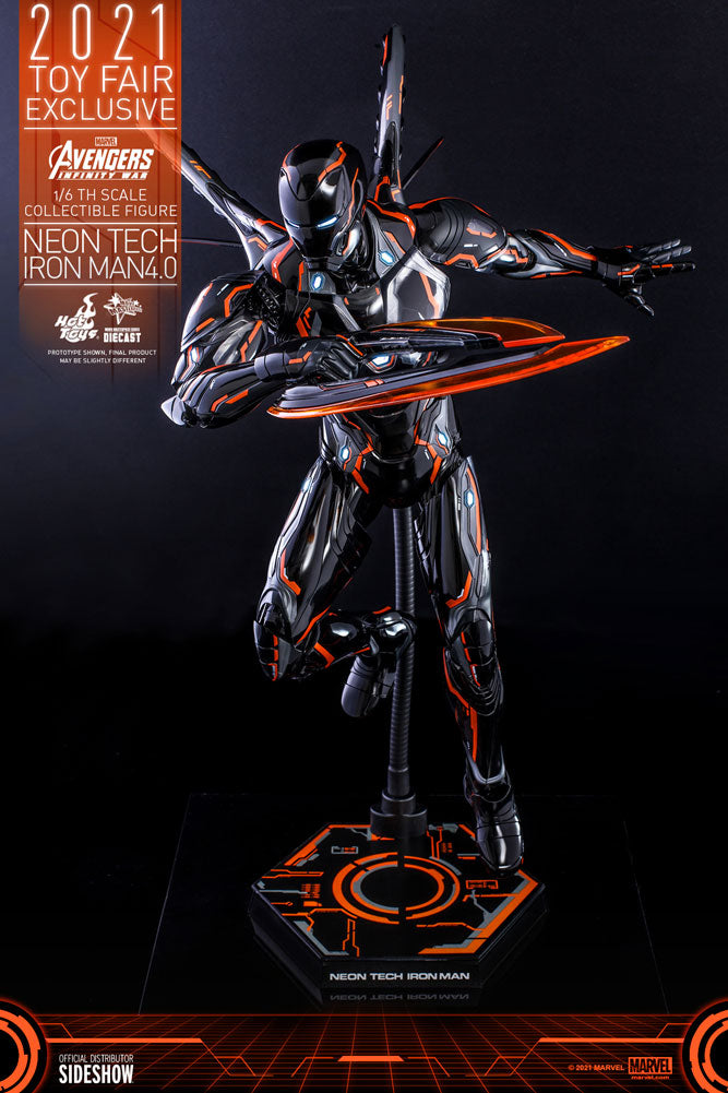 Iron Man Neon Tech 4.0 Marvel Sixth Scale Figure