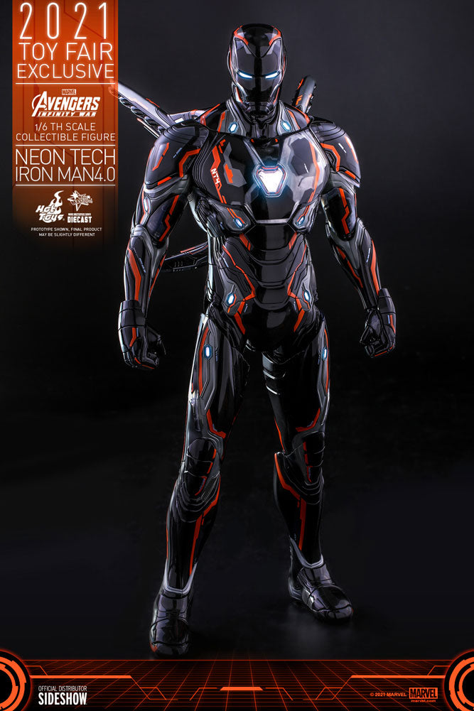 Iron Man Neon Tech 4.0 Marvel Sixth Scale Figure