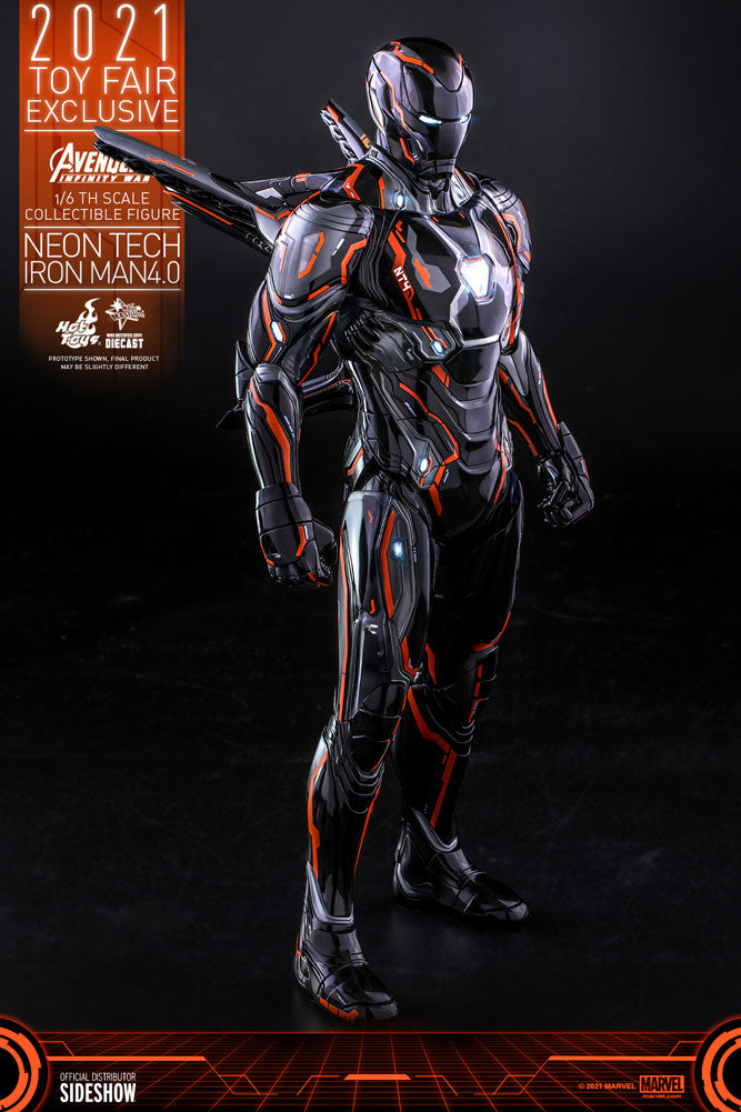 Iron Man Neon Tech 4.0 Marvel Sixth Scale Figure
