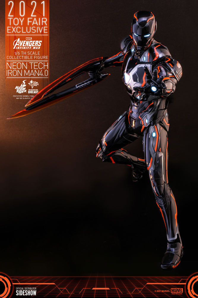 Iron Man Neon Tech 4.0 Marvel Sixth Scale Figure