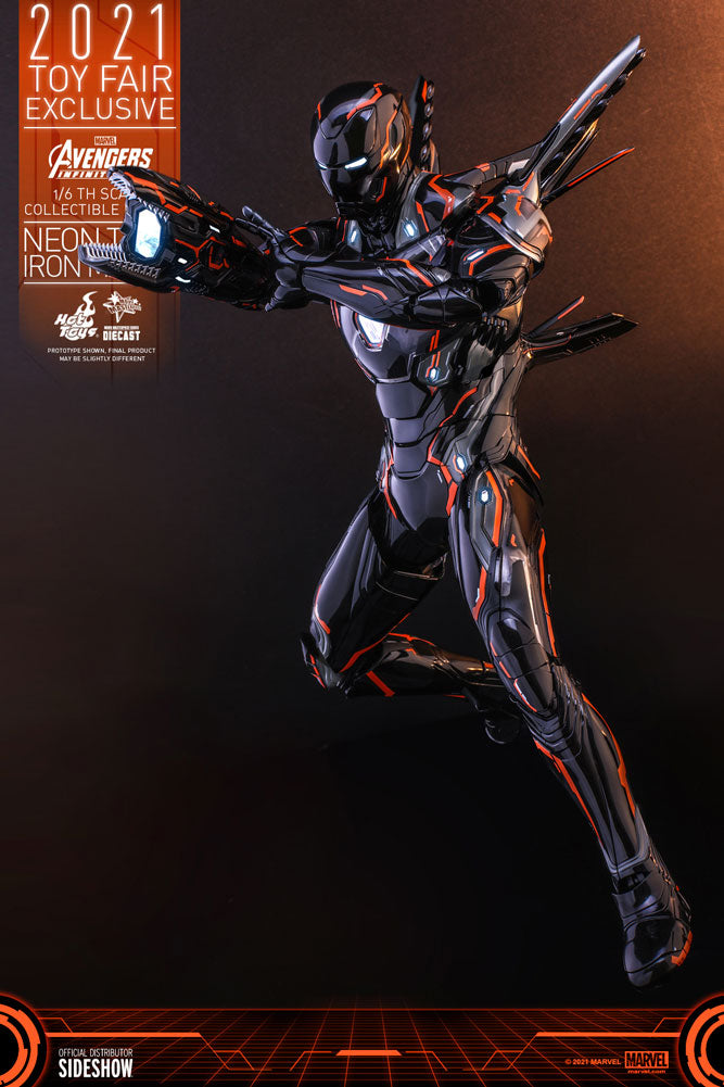 Iron Man Neon Tech 4.0 Marvel Sixth Scale Figure