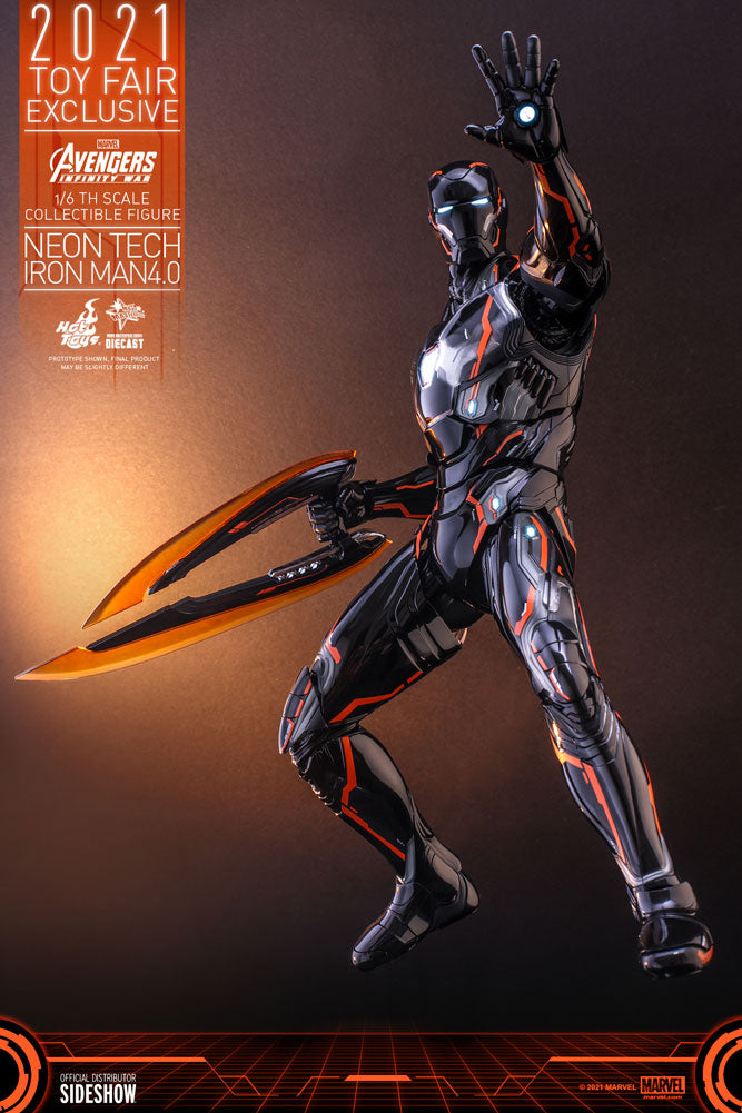 Iron Man Neon Tech 4.0 Marvel Sixth Scale Figure