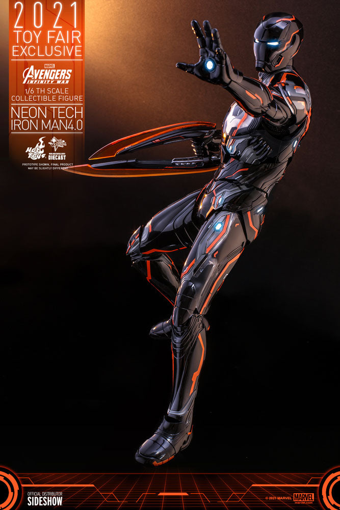 Iron Man Neon Tech 4.0 Marvel Sixth Scale Figure