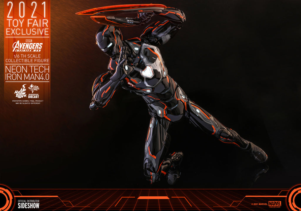 Iron Man Neon Tech 4.0 Marvel Sixth Scale Figure