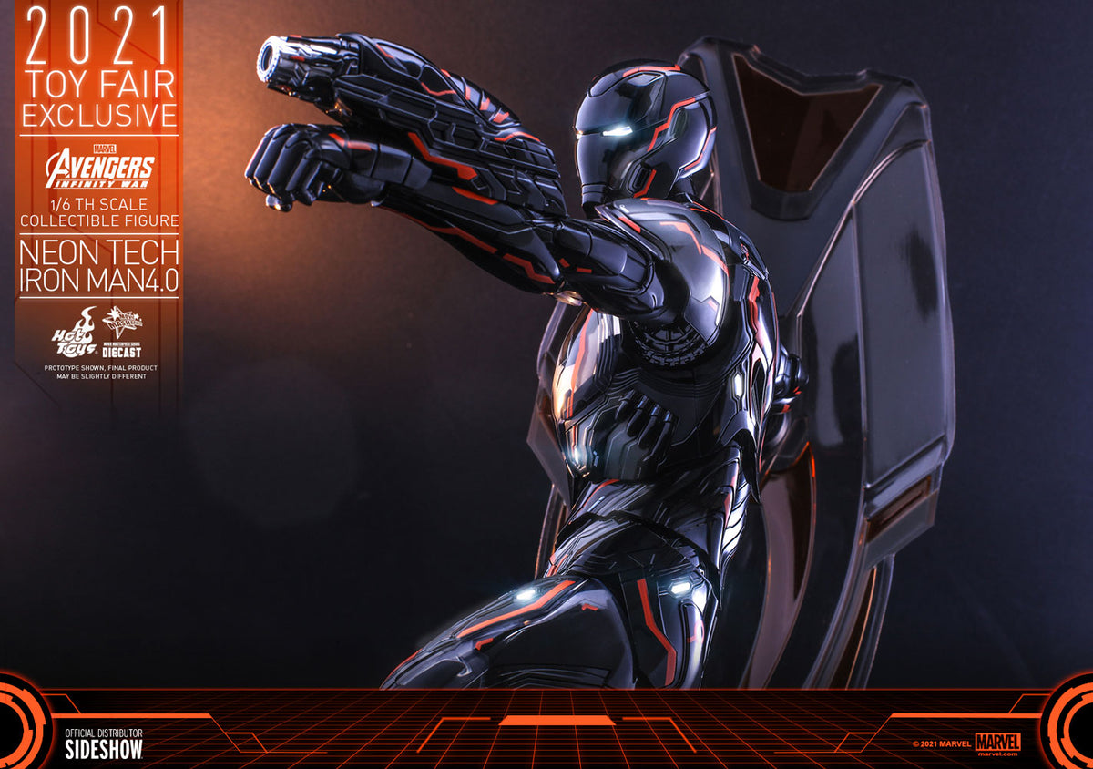 Iron Man Neon Tech 4.0 Marvel Sixth Scale Figure