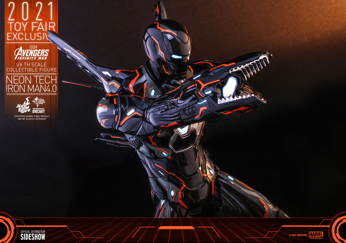Iron Man Neon Tech 4.0 Marvel Sixth Scale Figure