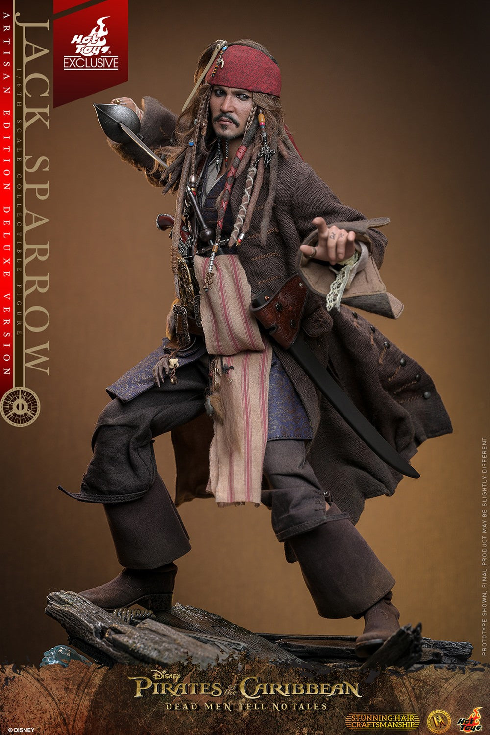 Jack Sparrow Disney Sixth Scale Figure