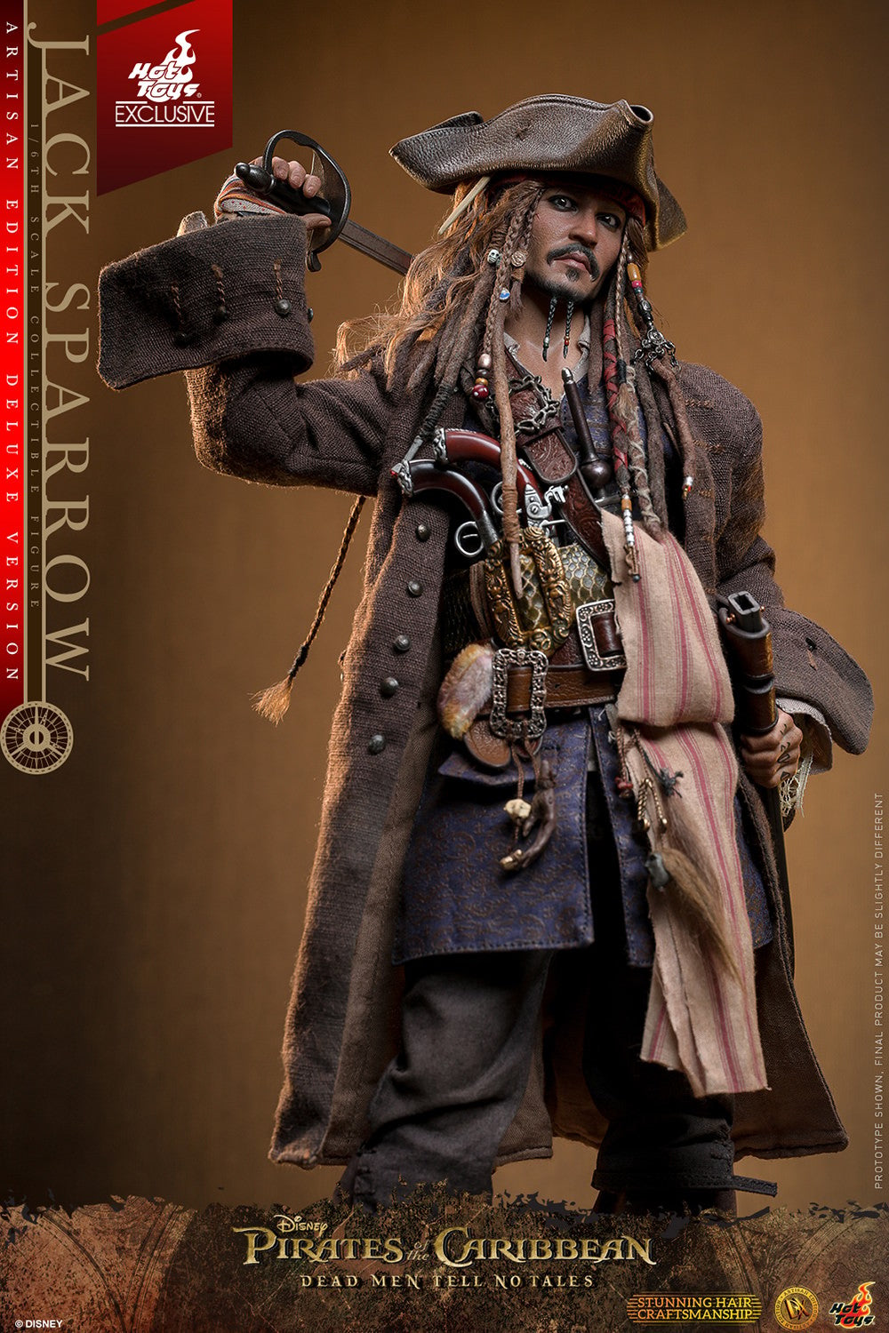 Jack Sparrow Disney Sixth Scale Figure