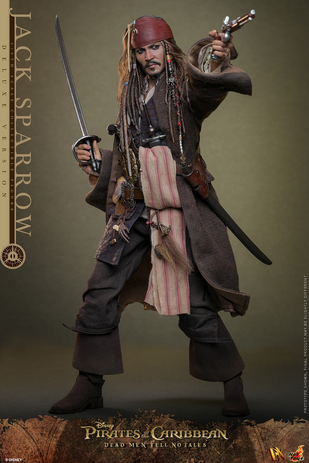 Jack Sparrow Disney Sixth Scale Figure