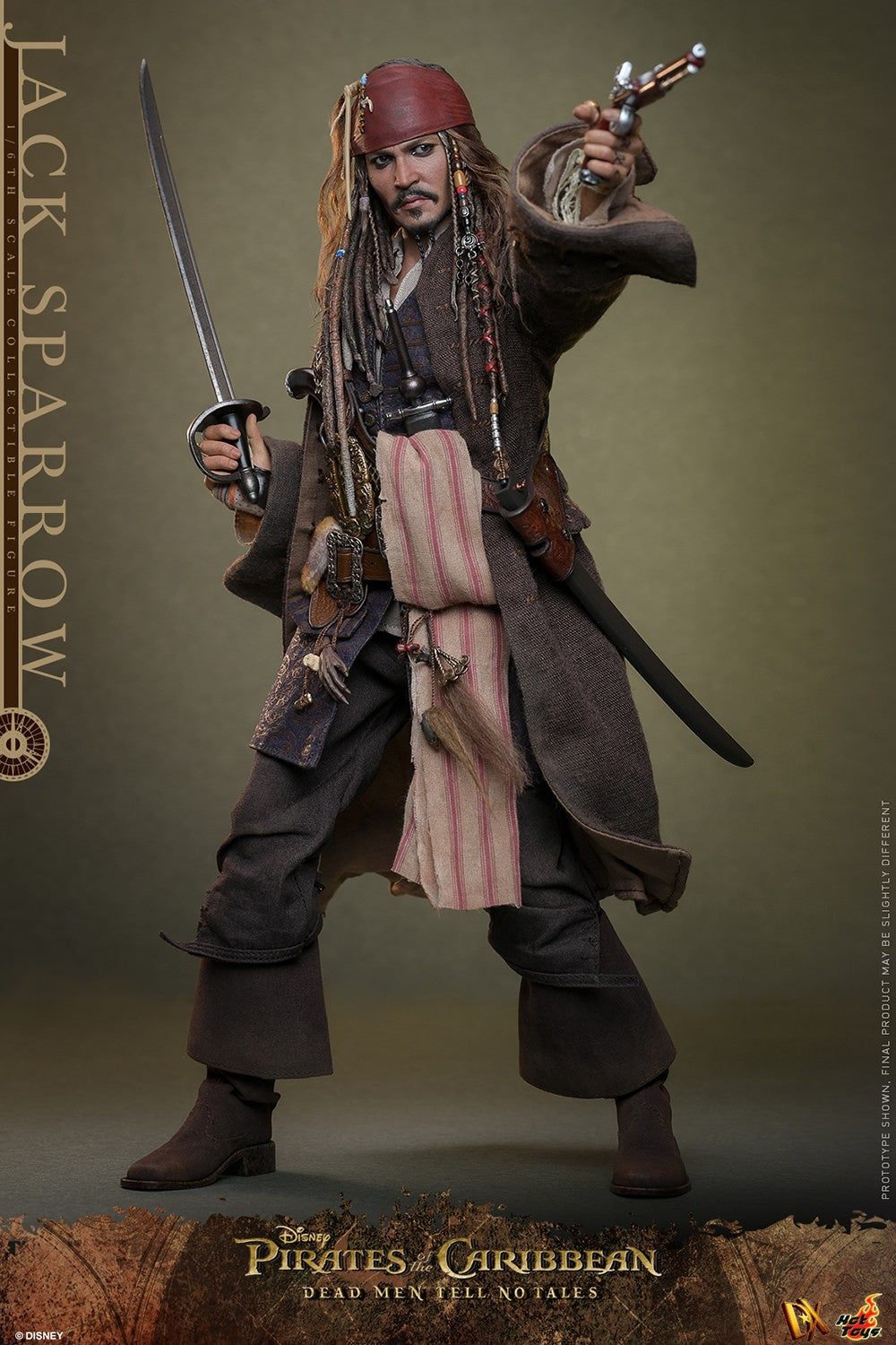 Jack Sparrow Disney Sixth Scale Figure