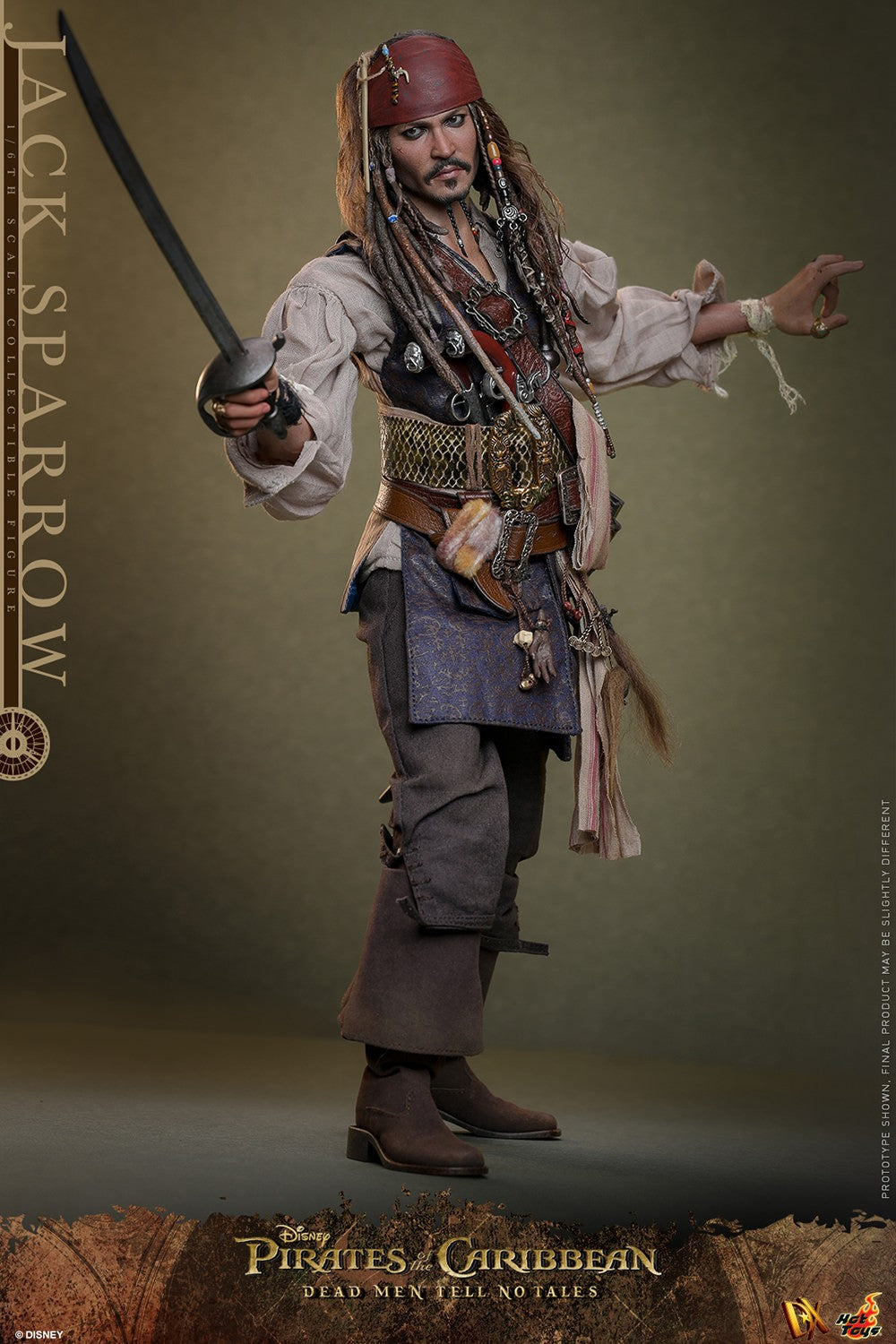 Jack Sparrow Disney Sixth Scale Figure