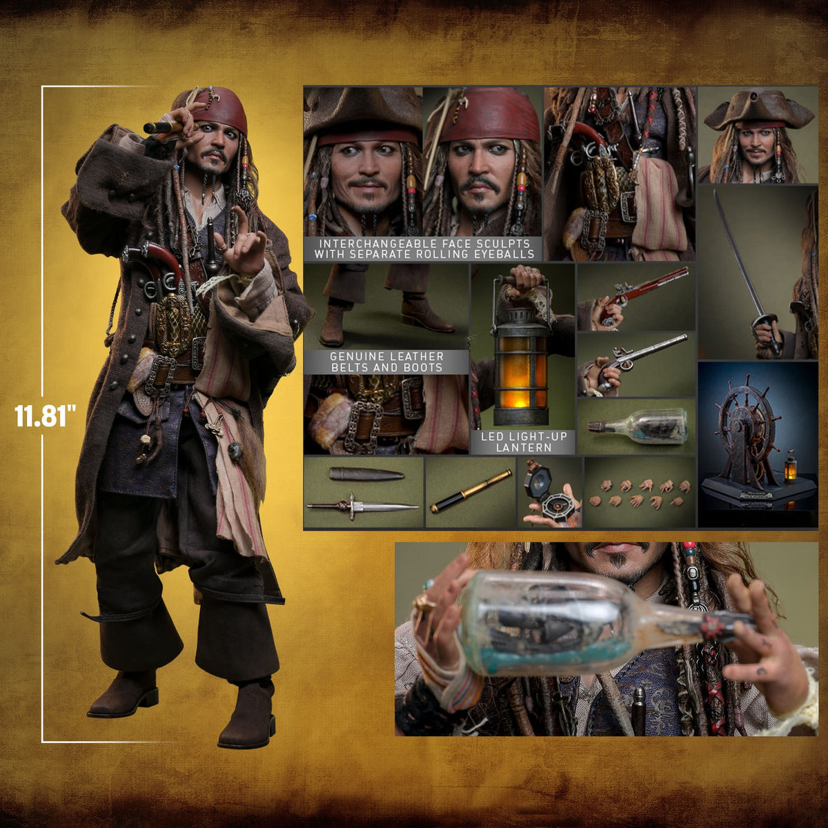 Jack Sparrow Disney Sixth Scale Figure