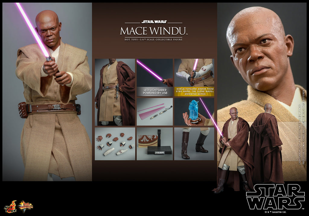 Mace Windu Star Wars Sixth Scale Figure
