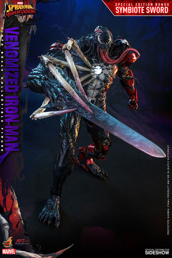 Venomized Iron Man Marvel Sixth Scale Figure