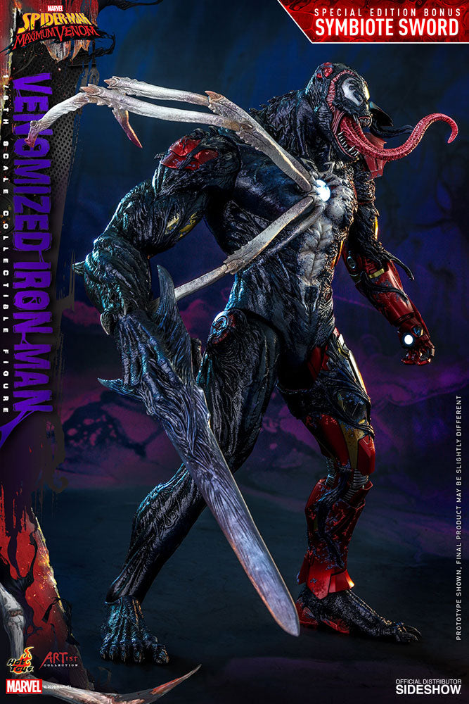 Venomized Iron Man Marvel Sixth Scale Figure