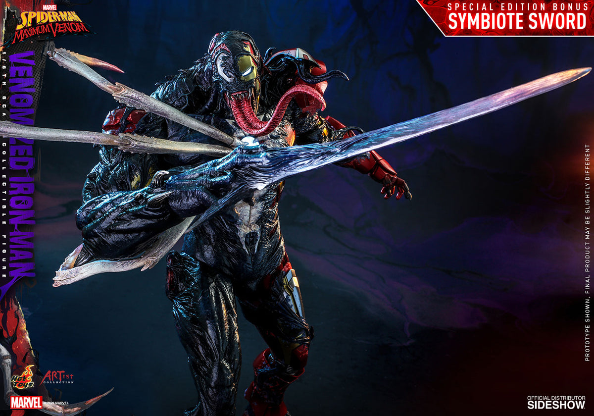 Venomized Iron Man Marvel Sixth Scale Figure