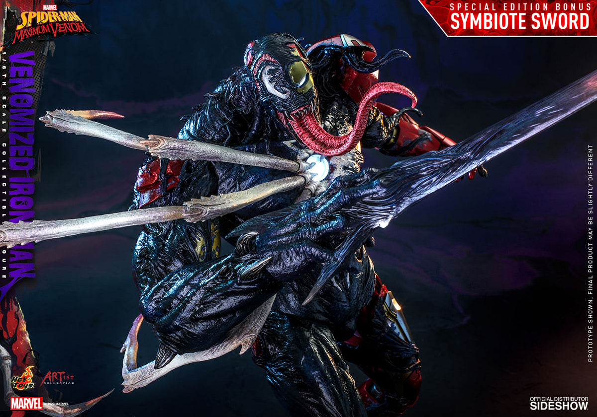 Venomized Iron Man Marvel Sixth Scale Figure