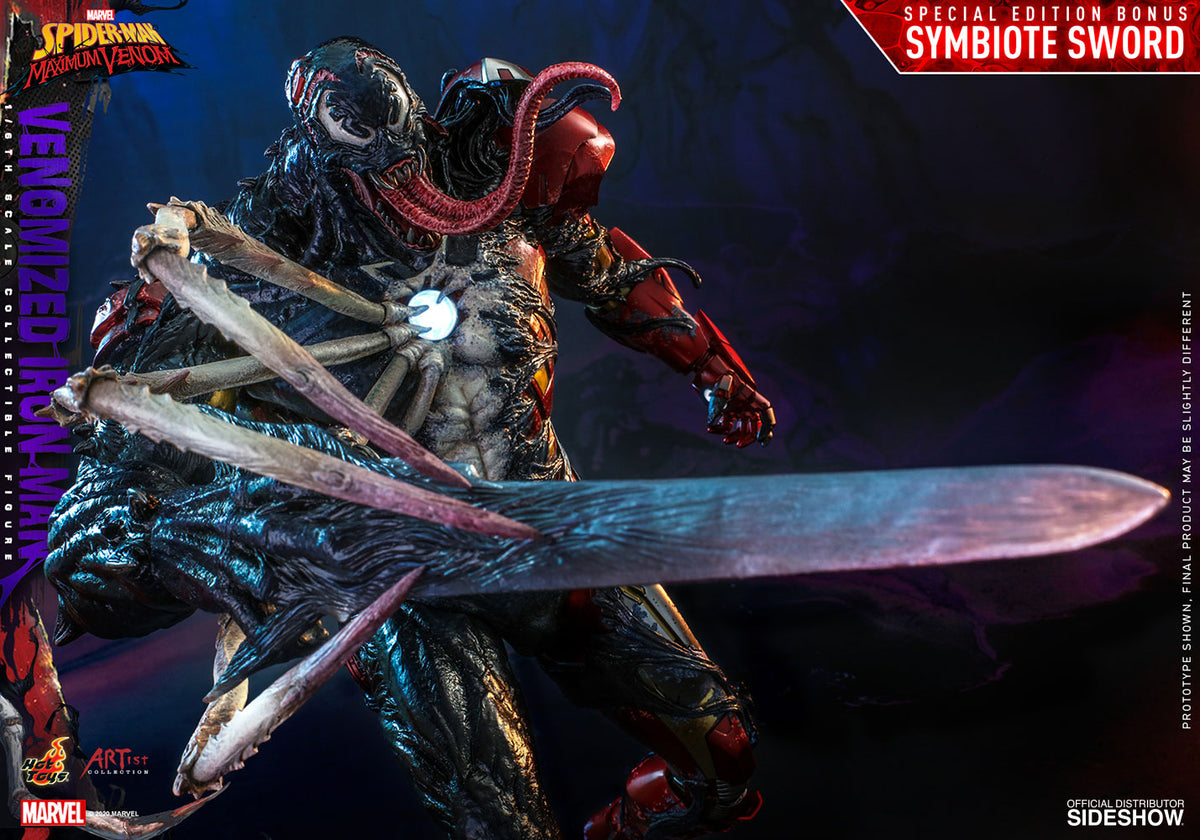 Venomized Iron Man Marvel Sixth Scale Figure