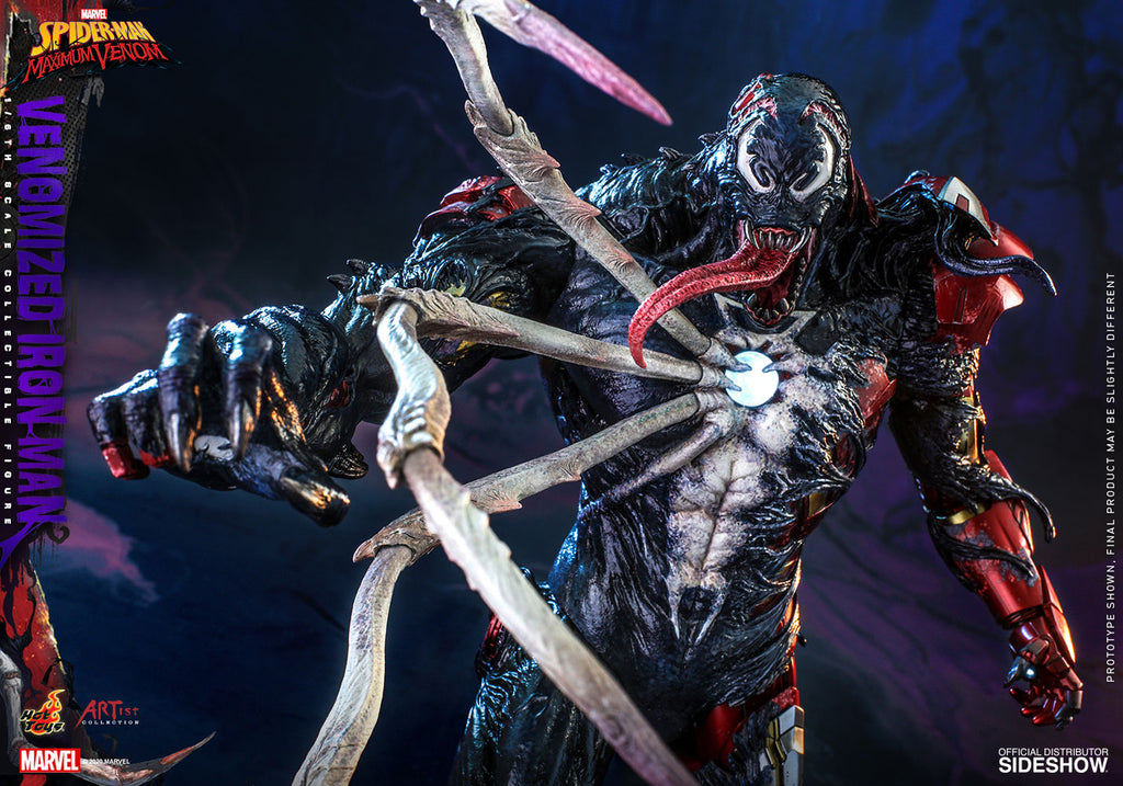 Venomized Iron Man Marvel Sixth Scale Figure