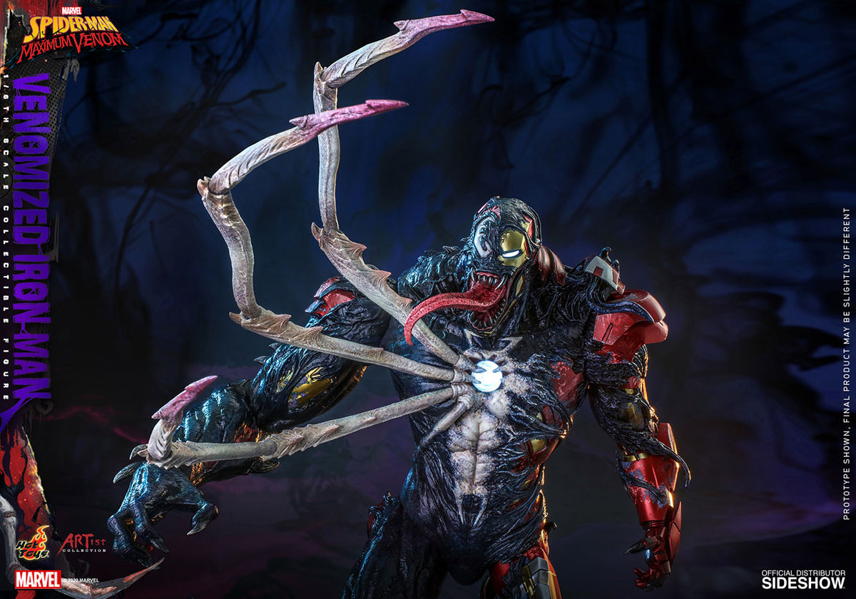 Venomized Iron Man Marvel Sixth Scale Figure