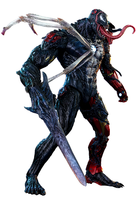 Venomized Iron Man Marvel Sixth Scale Figure