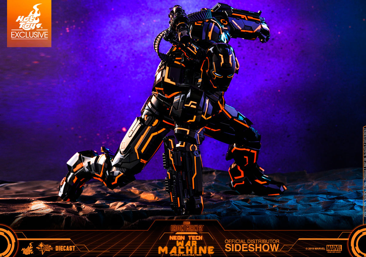 Neon Tech War Machine Marvel Sixth Scale Figure