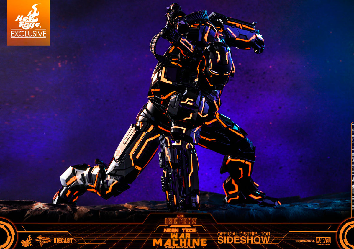 Neon Tech War Machine Marvel Sixth Scale Figure