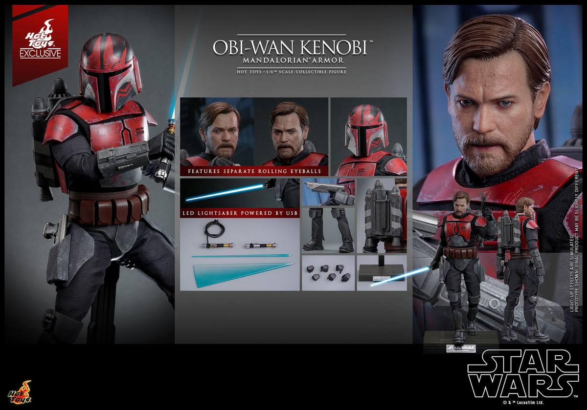 Obi-Wan Kenobi (Mandalorian Armor) Star Wars Sixth Scale Figure