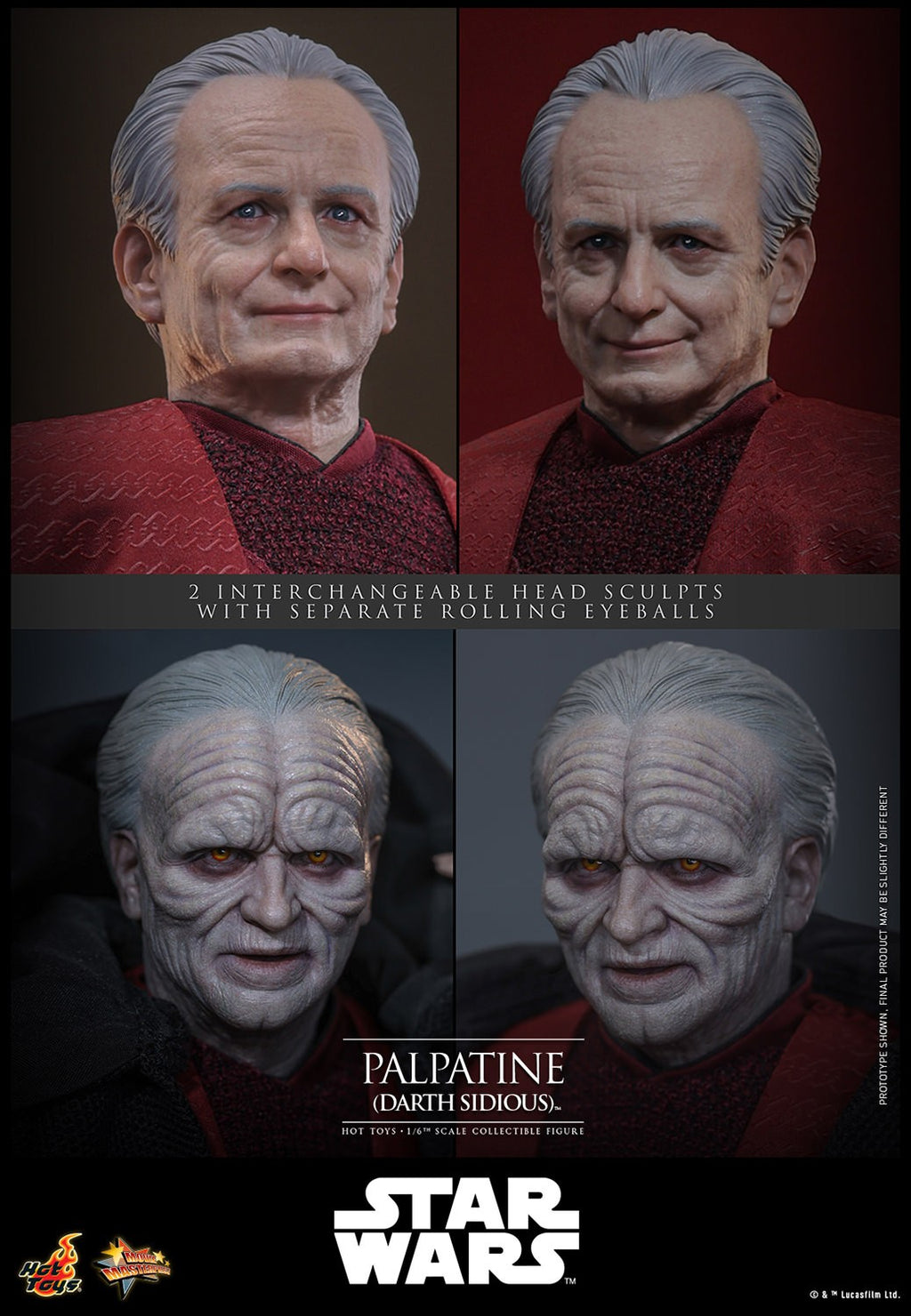 Palpatine (Darth Sidious) Star Wars Sixth Scale Figure