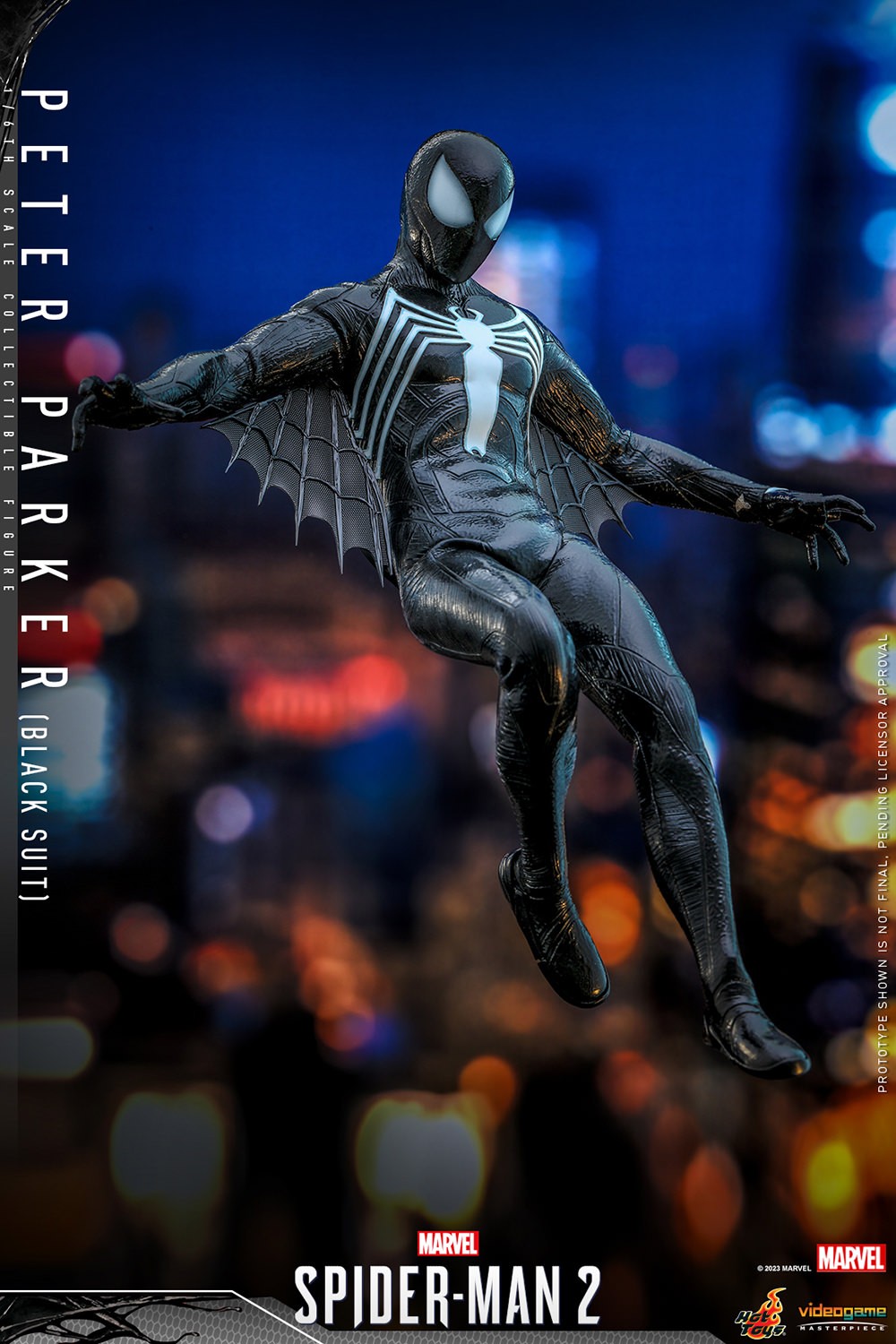 Peter Parker (Black Suit) Marvel Sixth Scale Figure