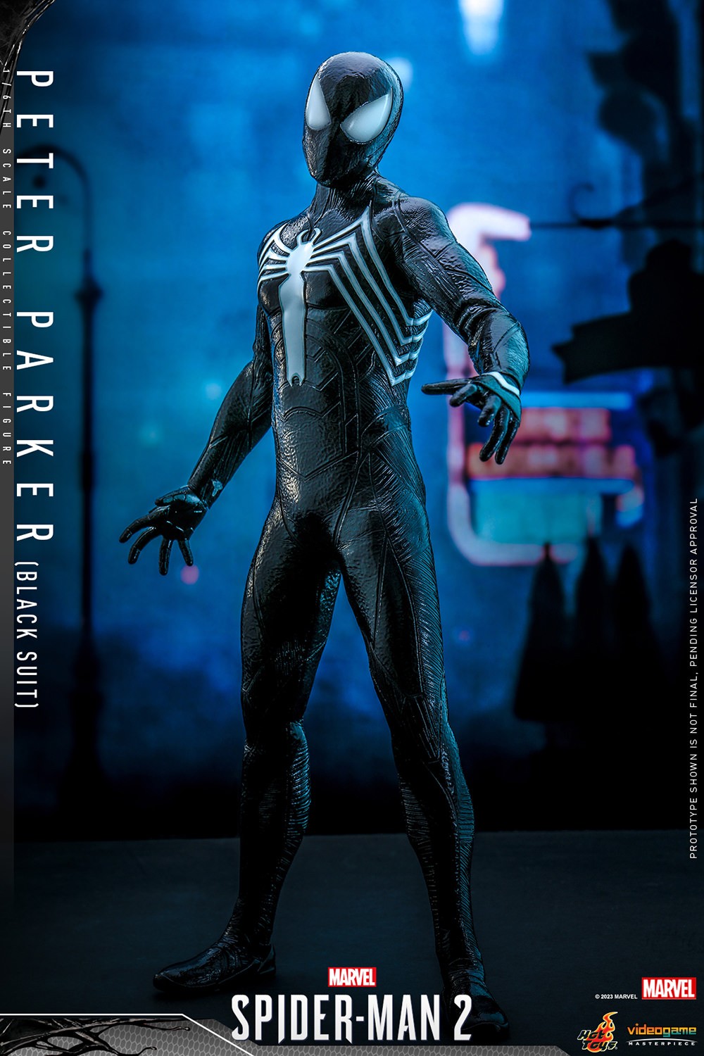 Peter Parker (Black Suit) Marvel Sixth Scale Figure