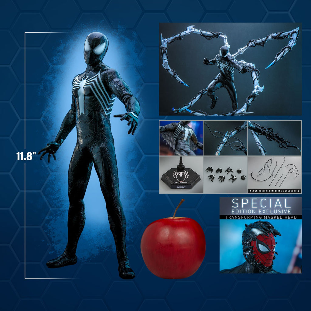 Peter Parker (Black Suit) Marvel Sixth Scale Figure